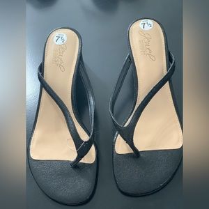 Jewel Badgley Mischka Black Sandal